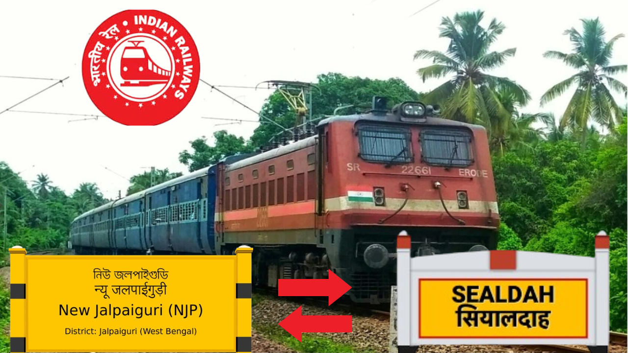 Sealdah to Jalpaiguri Road direct train service finally launching after 60 years, via newly rebuilt Nasipur Rail Bridge.